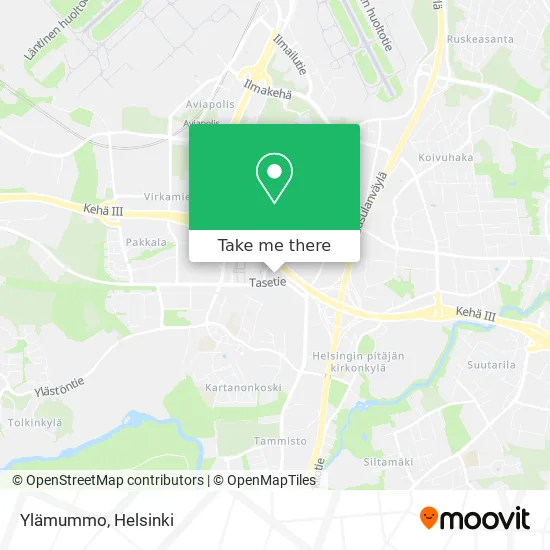 Ylämummo map