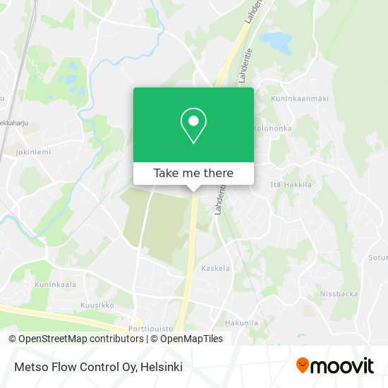 Metso Flow Control Oy map