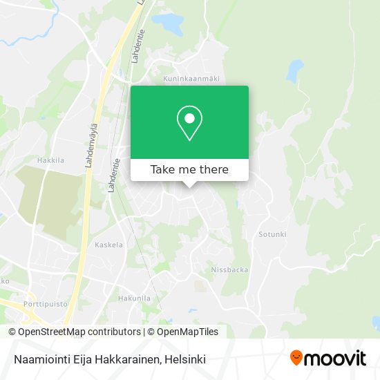 Naamiointi Eija Hakkarainen map