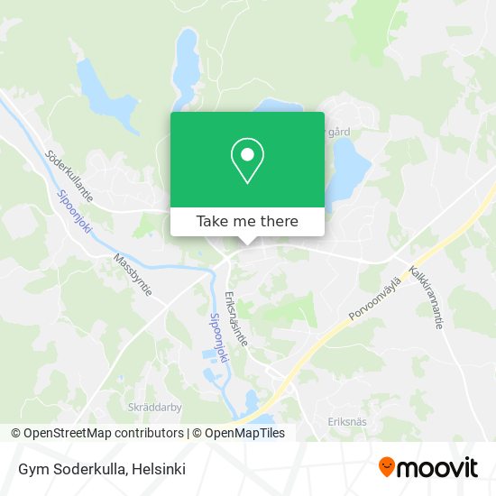 Gym Soderkulla map