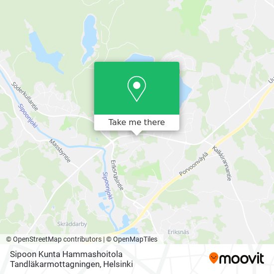 Sipoon Kunta Hammashoitola Tandläkarmottagningen map