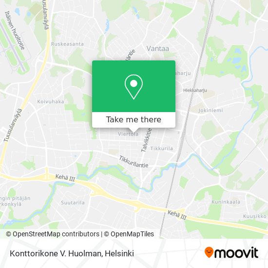 Konttorikone V. Huolman map