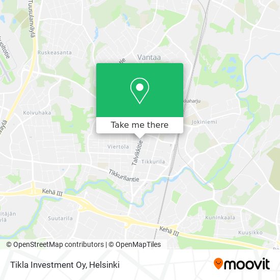 Tikla Investment Oy map