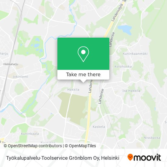 Työkalupalvelu-Toolservice Grönblom Oy map