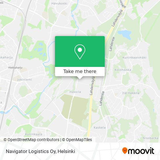 Navigator Logistics Oy map