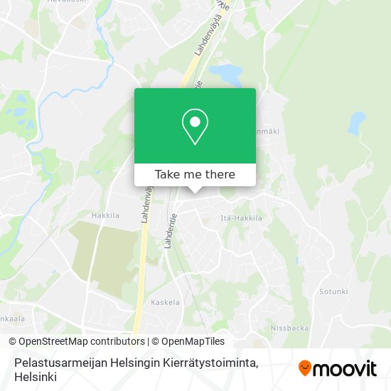Pelastusarmeijan Helsingin Kierrätystoiminta map
