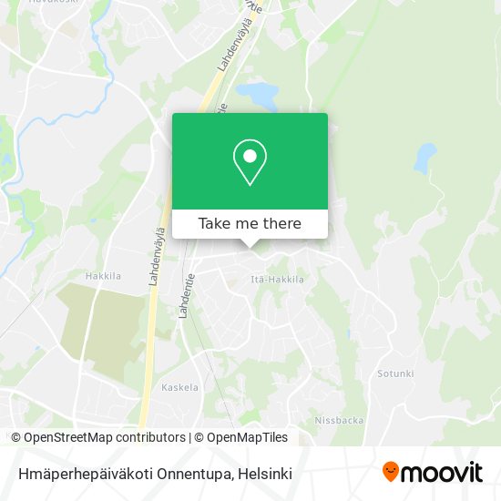 Hmäperhepäiväkoti Onnentupa map