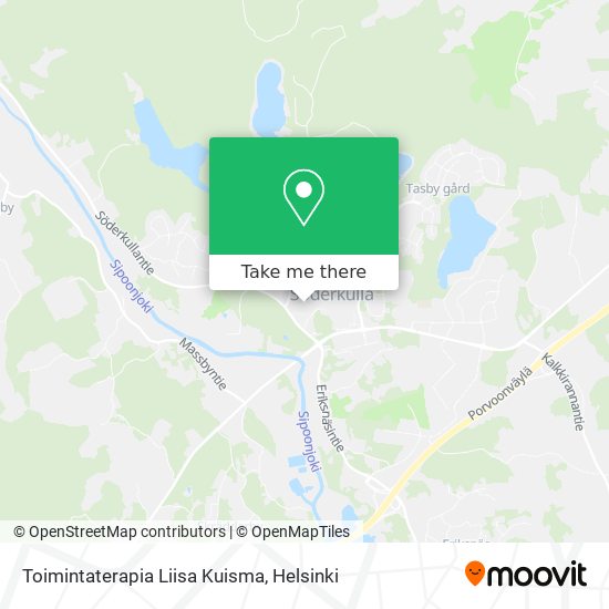 Toimintaterapia Liisa Kuisma map