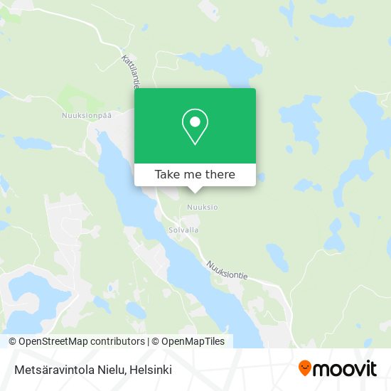 Metsäravintola Nielu map