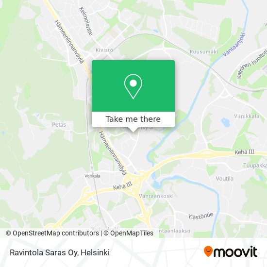 Ravintola Saras Oy map
