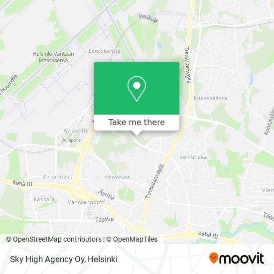 Sky High Agency Oy map