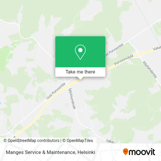 Manges Service & Maintenance map