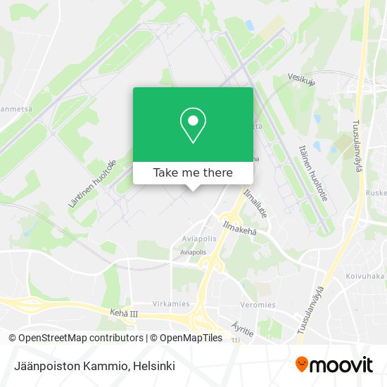 Jäänpoiston Kammio map