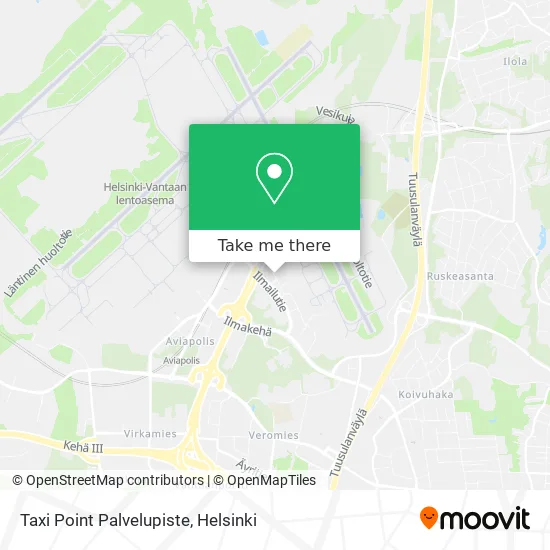 Taxi Point Palvelupiste map