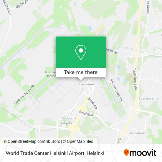 World Trade Center Helsinki Airport map