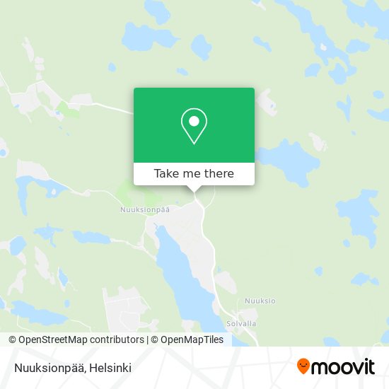 Nuuksionpää map