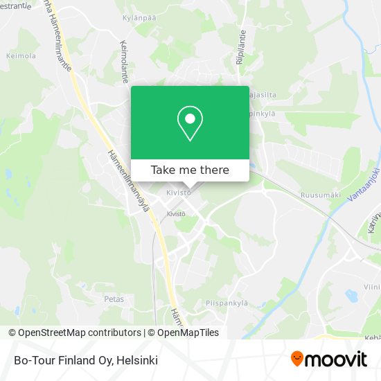 Bo-Tour Finland Oy map