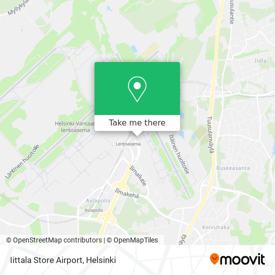 Iittala Store Airport map