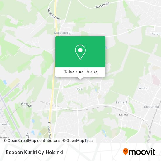 Espoon Kuriiri Oy map