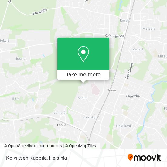 Koiviksen Kuppila map