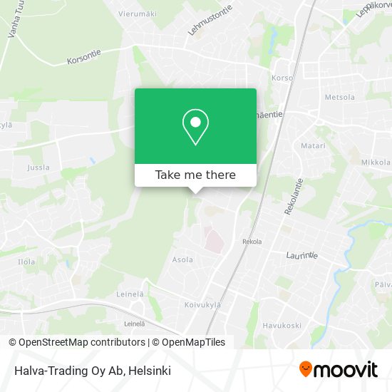 Halva-Trading Oy Ab map