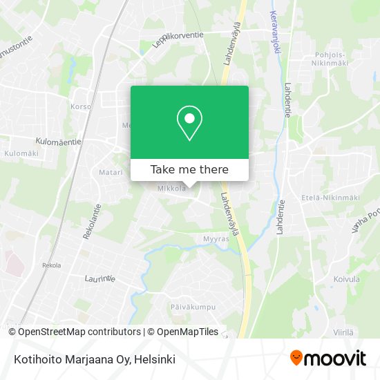 Kotihoito Marjaana Oy map
