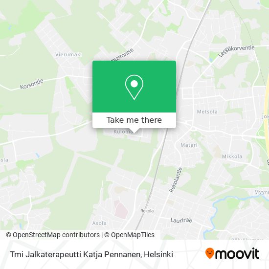 Tmi Jalkaterapeutti Katja Pennanen map