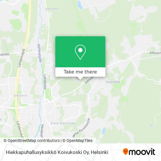 Hiekkapuhallusyksikkö Koivukoski Oy map