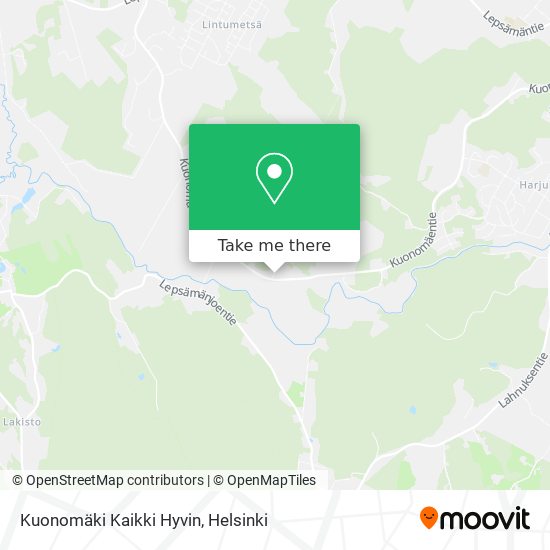 Kuonomäki Kaikki Hyvin map