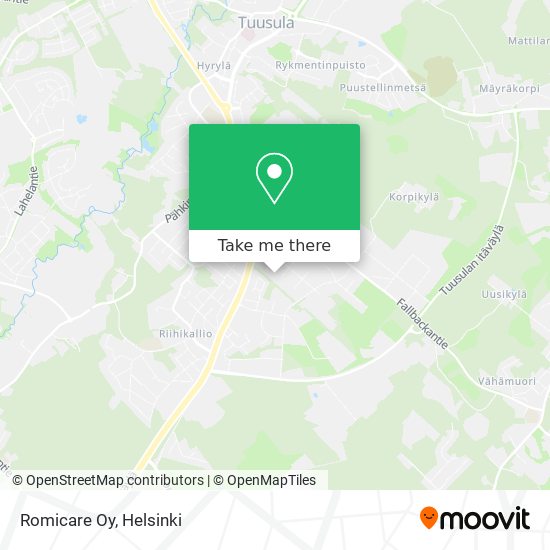 Romicare Oy map