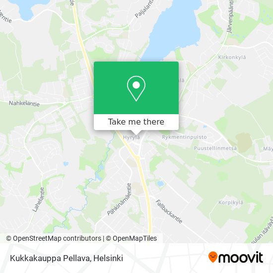 Kukkakauppa Pellava map