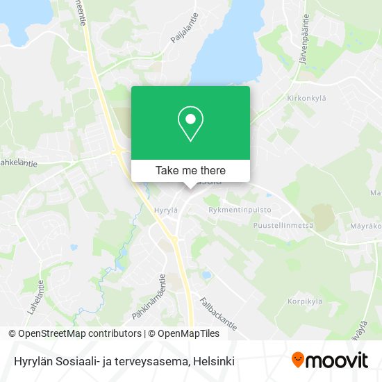 Hyrylän Sosiaali- ja terveysasema map