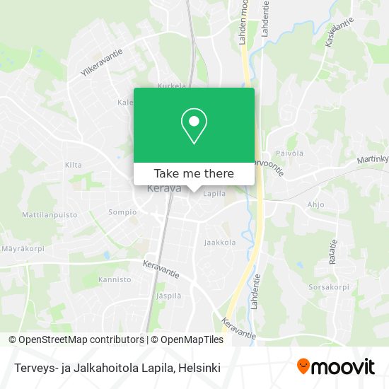 Terveys- ja Jalkahoitola Lapila map