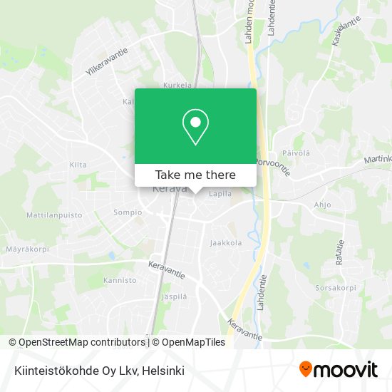 Kiinteistökohde Oy Lkv map