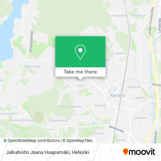 Jalkahoito Jaana Haapamäki map