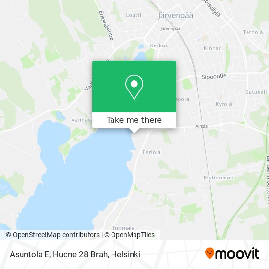 Asuntola E, Huone 28 Brah map