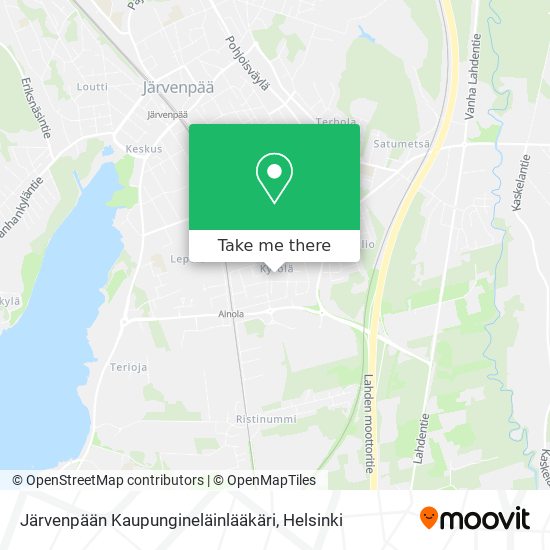 Järvenpään Kaupungineläinlääkäri map