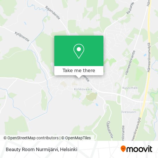 Beauty Room Nurmijärvi map