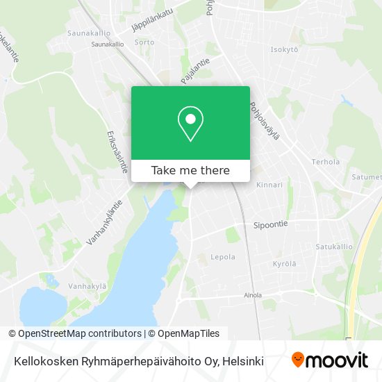 Kellokosken Ryhmäperhepäivähoito Oy map