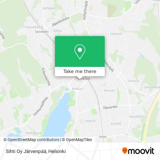 Sihti Oy Järvenpää map