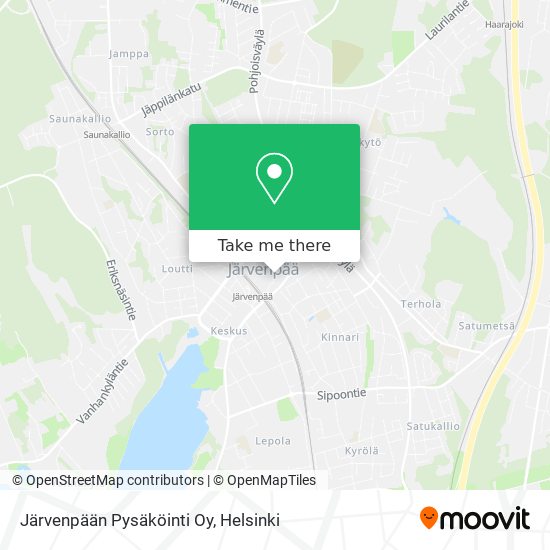 Järvenpään Pysäköinti Oy map