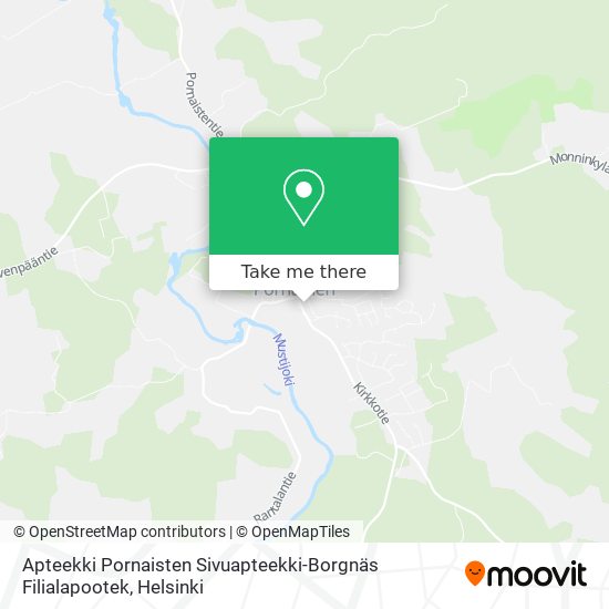 Apteekki Pornaisten Sivuapteekki-Borgnäs Filialapootek map