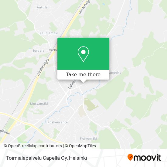 Toimialapalvelu Capella Oy map