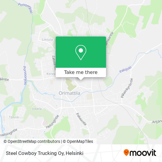 Steel Cowboy Trucking Oy map