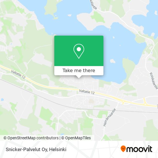 Snicker-Palvelut Oy map