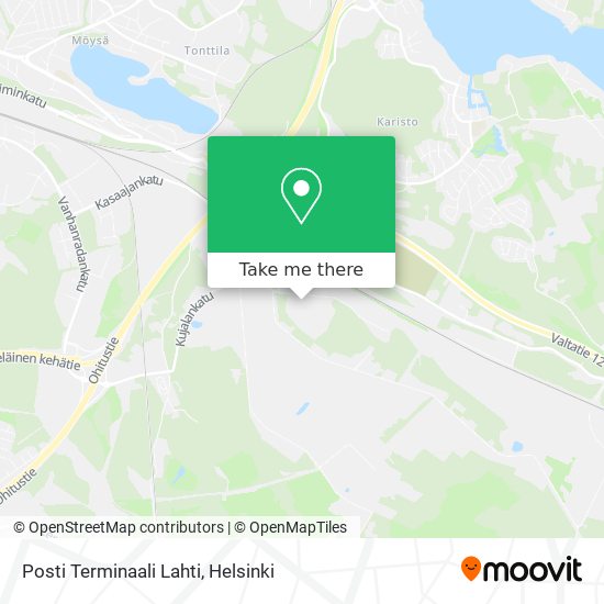 Posti Terminaali Lahti map