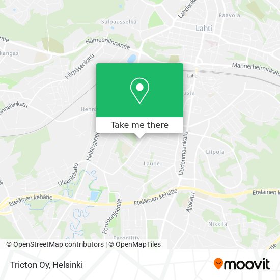 Tricton Oy map