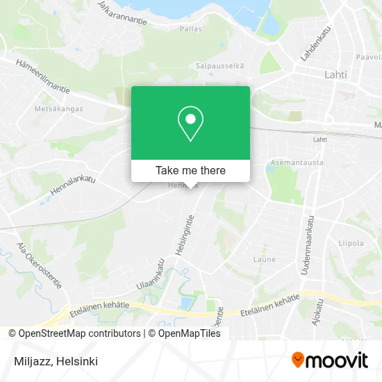 Miljazz map