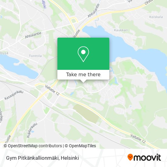 Gym Pitkänkallionmäki map