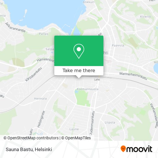 How to get to Sauna Bastu in Lahti by Bus or Train?